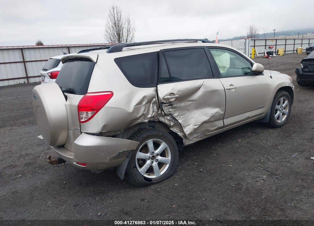 2008 TOYOTA RAV4 LIMITED V6 VIN: JTMBK31V486044252