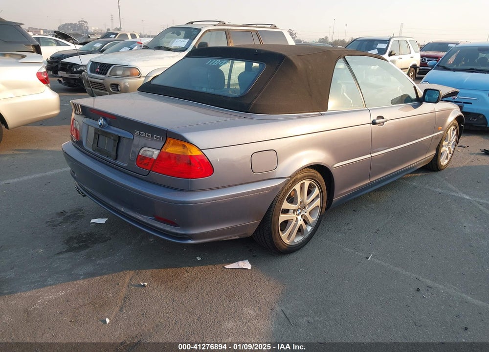2002 BMW 330CI VIN: WBABS53422JU90076