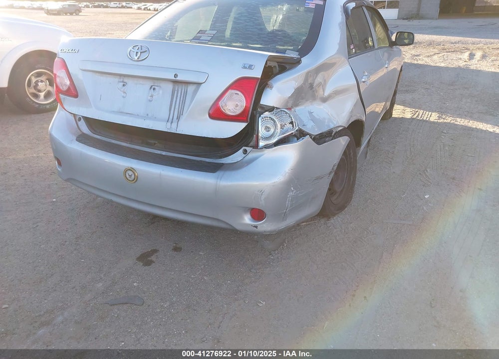 2009 TOYOTA COROLLA LE VIN: 1NXBU40EX9Z107090