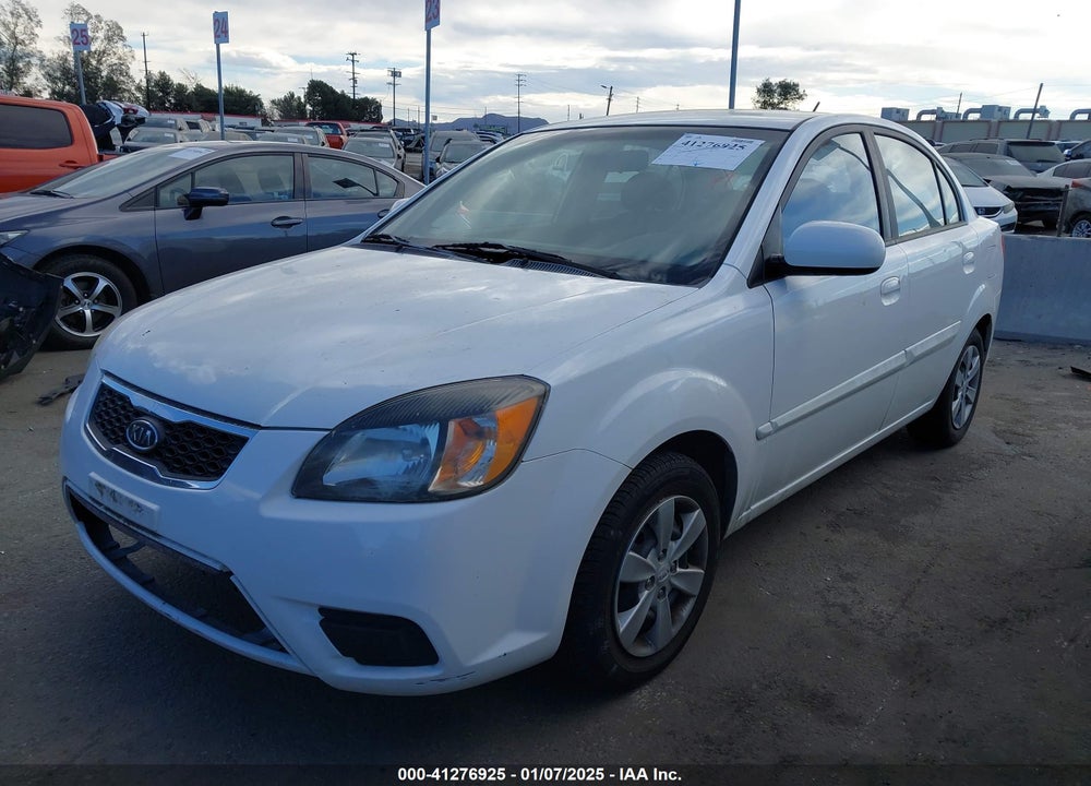 2010 KIA RIO LX VIN: KNADH4A38A6617684