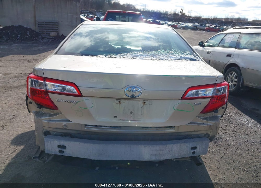 2012 TOYOTA CAMRY LE VIN: 4T4BF1FK2CR231194