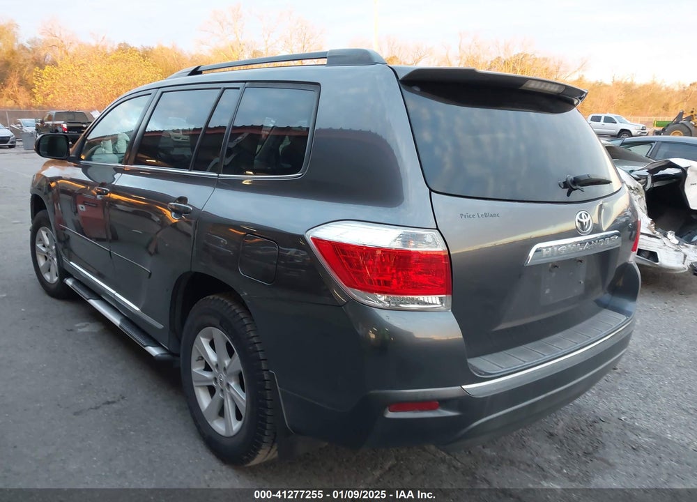 2012 TOYOTA HIGHLANDER SE VIN: 5TDZA3EH1CS029500