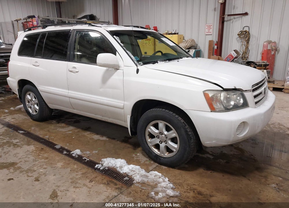 2003 TOYOTA HIGHLANDER V6 VIN: JTEGF21A730103495