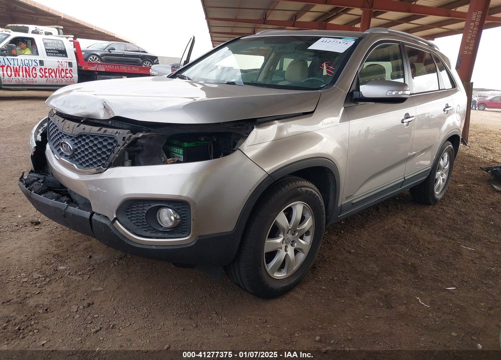 2012 KIA SORENTO LX VIN: 5XYKTCA68CG278860
