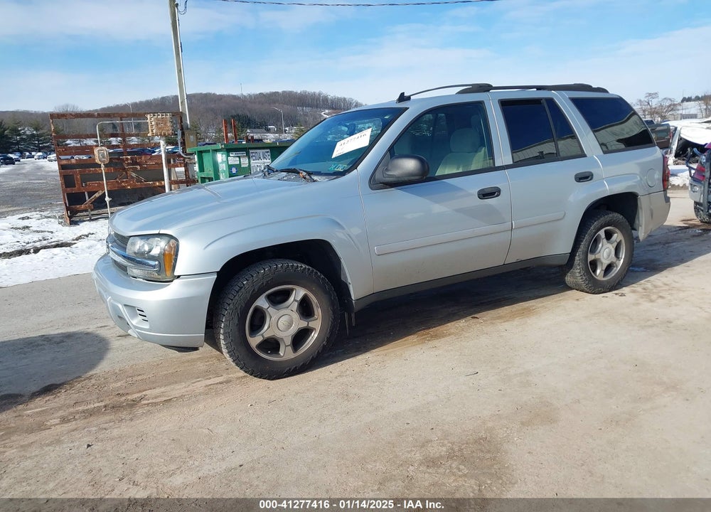 2007 CHEVROLET TRAILBLAZER LS VIN: 1GNDT13S972163148