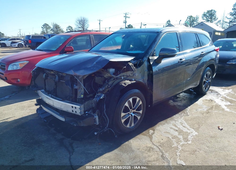 2021 TOYOTA HIGHLANDER XLE VIN: 5TDGZRAH1MS533118