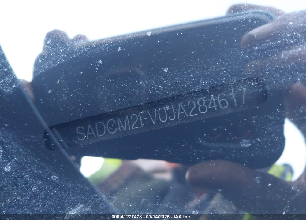 2018 JAGUAR F-PACE S VIN: SADCM2FV0JA284617