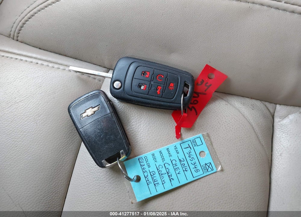 2014 CHEVROLET CRUZE 2LT AUTO VIN: 1G1PE5SB6E7365348