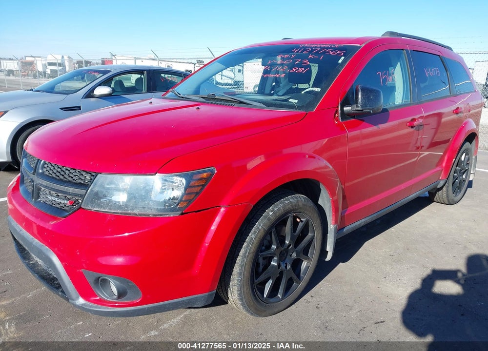 2013 DODGE JOURNEY SXT VIN: 3C4PDDBG9DT706073