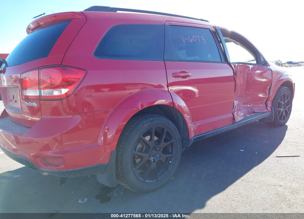 2013 DODGE JOURNEY SXT VIN: 3C4PDDBG9DT706073