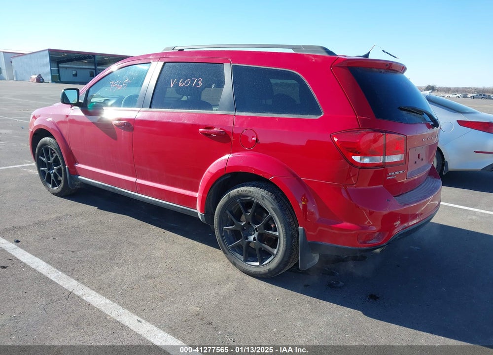 2013 DODGE JOURNEY SXT VIN: 3C4PDDBG9DT706073
