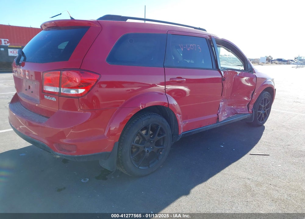 2013 DODGE JOURNEY SXT VIN: 3C4PDDBG9DT706073