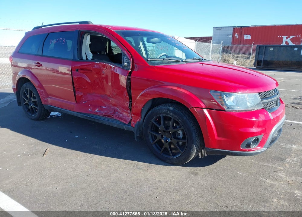 2013 DODGE JOURNEY SXT VIN: 3C4PDDBG9DT706073