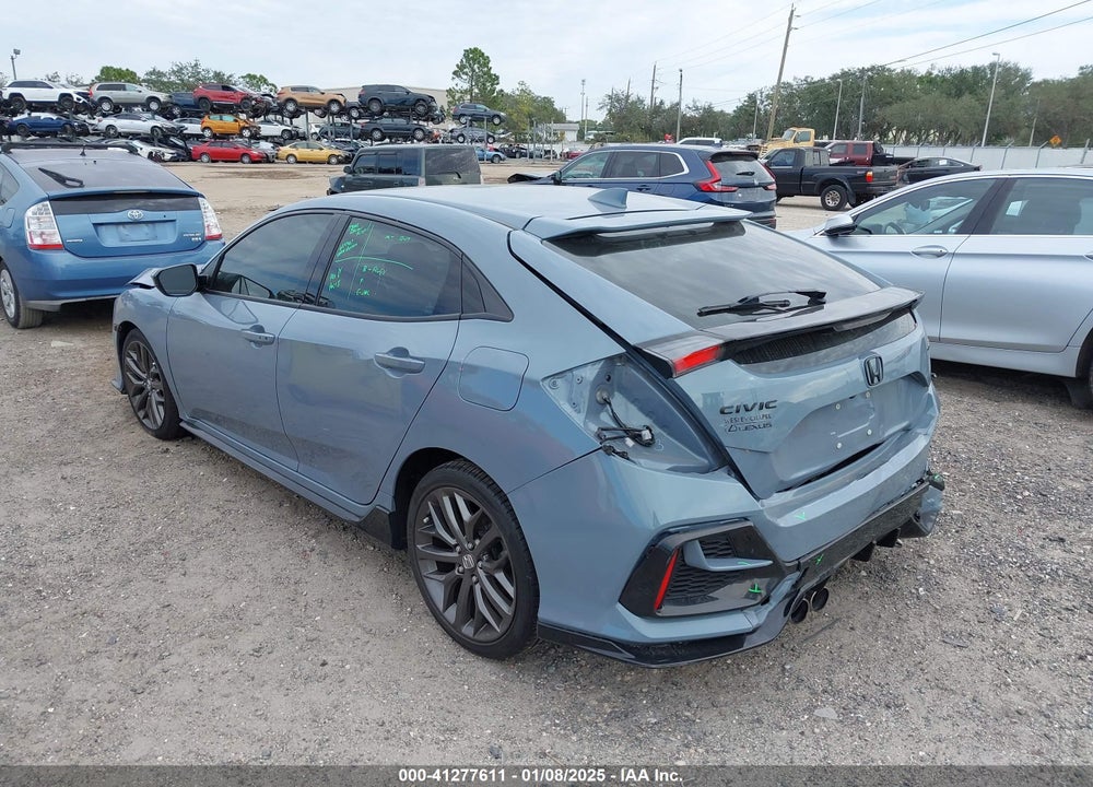 2021 HONDA CIVIC VIN: SHHFK7H41MU232813