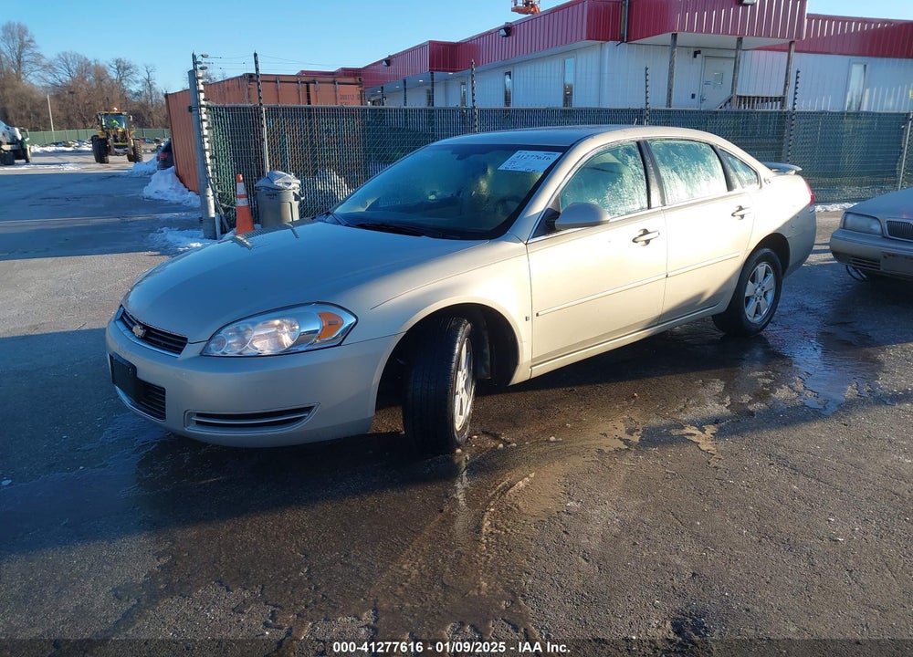 2008 CHEVROLET IMPALA LT VIN: 2G1WT58N281283296