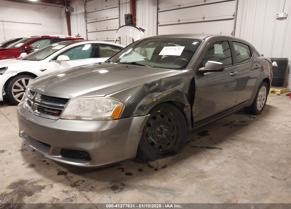 2013 DODGE AVENGER VIN: 1C3CDZAB2DN677831