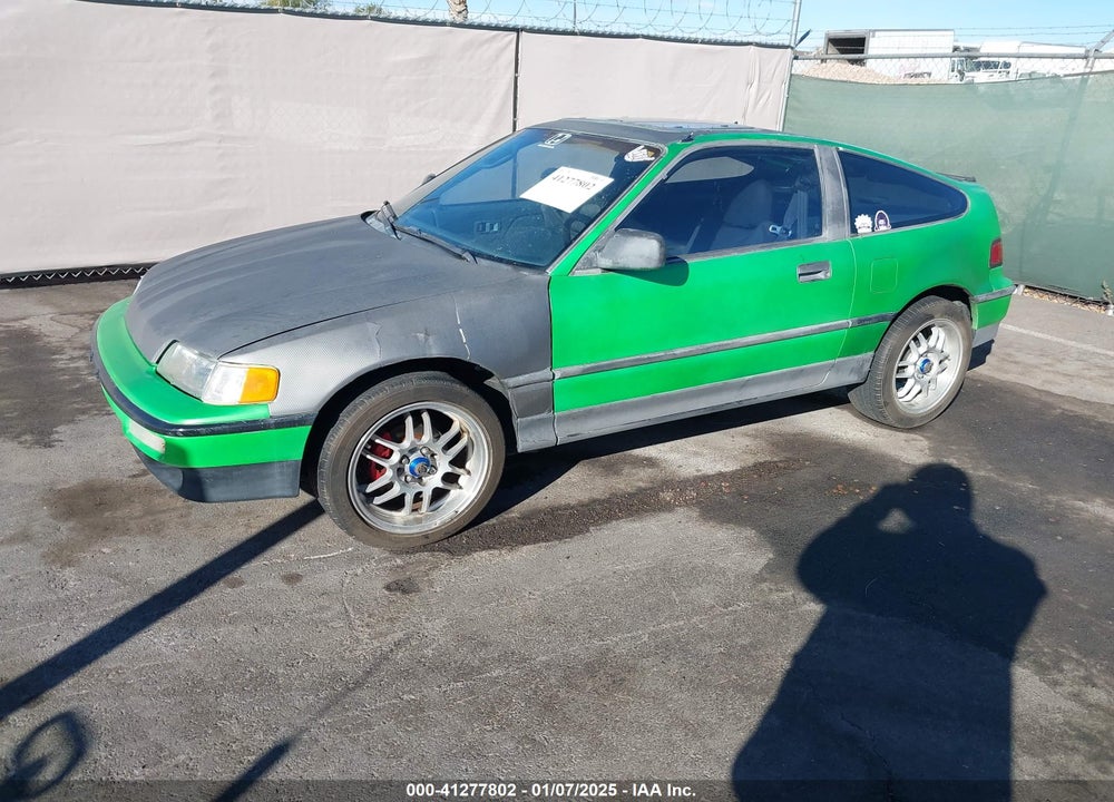 1990 HONDA CIVIC CRX DX VIN: JHMED8355LS014760
