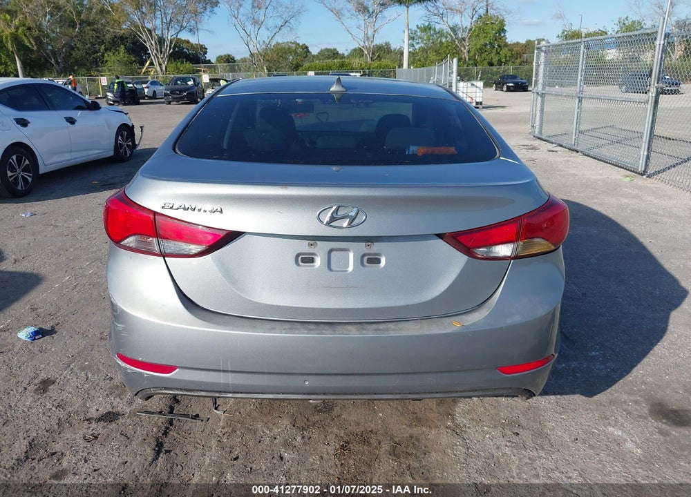 2015 HYUNDAI ELANTRA VIN: KMHDH4AE6FU423707