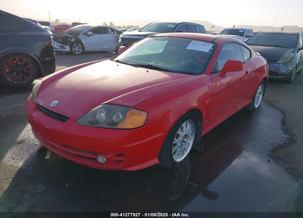 2003 HYUNDAI TIBURON GT V6 VIN: KMHHN65F43U041079