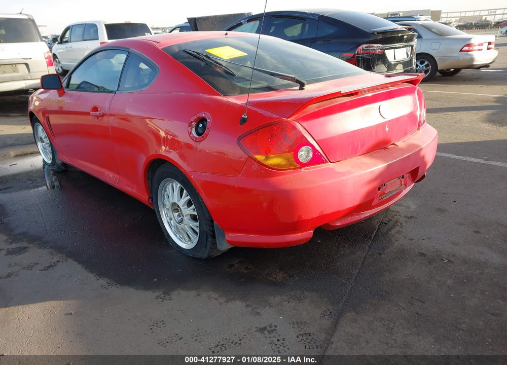 2003 HYUNDAI TIBURON GT V6 VIN: KMHHN65F43U041079