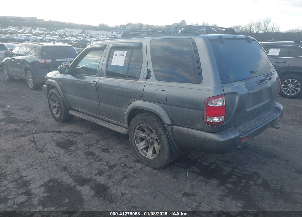 2004 NISSAN PATHFINDER LE PLATINUM VIN: JN8DR09Y94W900404