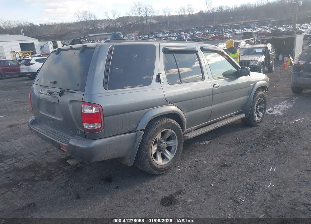 2004 NISSAN PATHFINDER LE PLATINUM VIN: JN8DR09Y94W900404