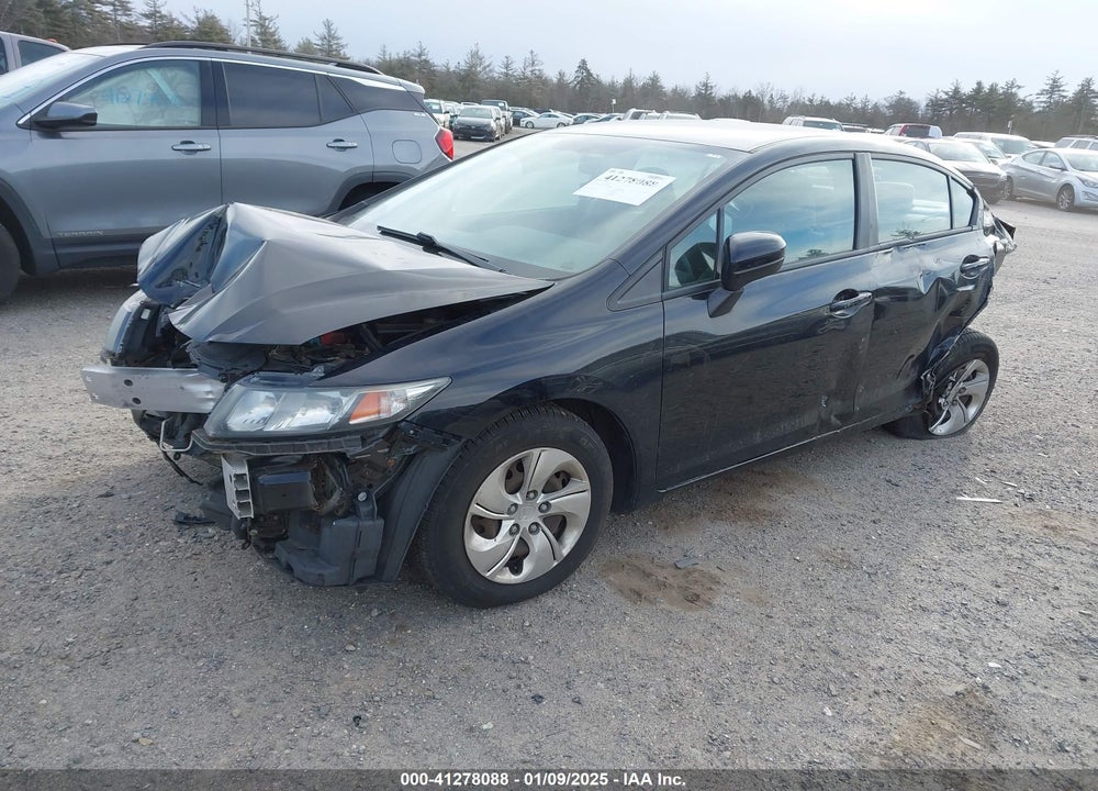 2015 HONDA CIVIC LX VIN: 19XFB2F51FE200890