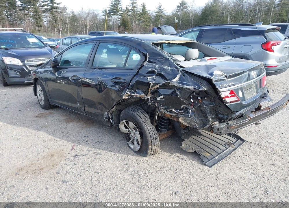 2015 HONDA CIVIC LX VIN: 19XFB2F51FE200890