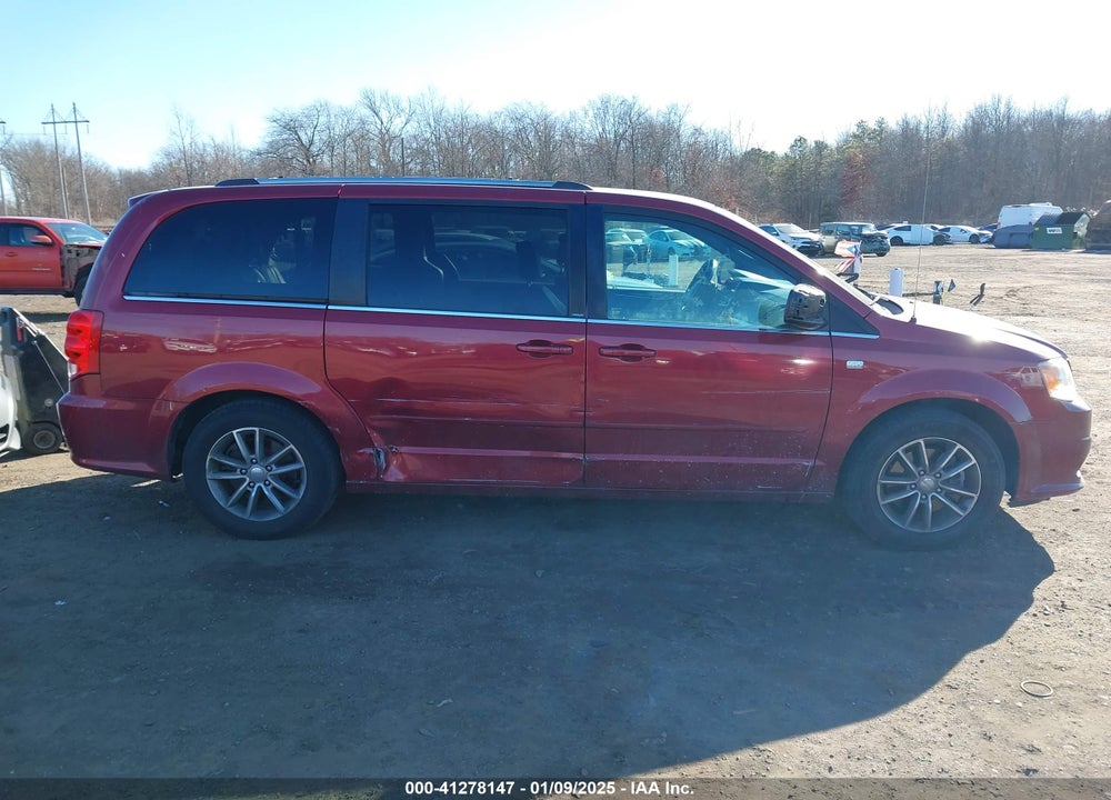 2014 DODGE GRAND CARAVAN SXT 30TH ANNIVERSARY VIN: 2C4RDGCG3ER230013