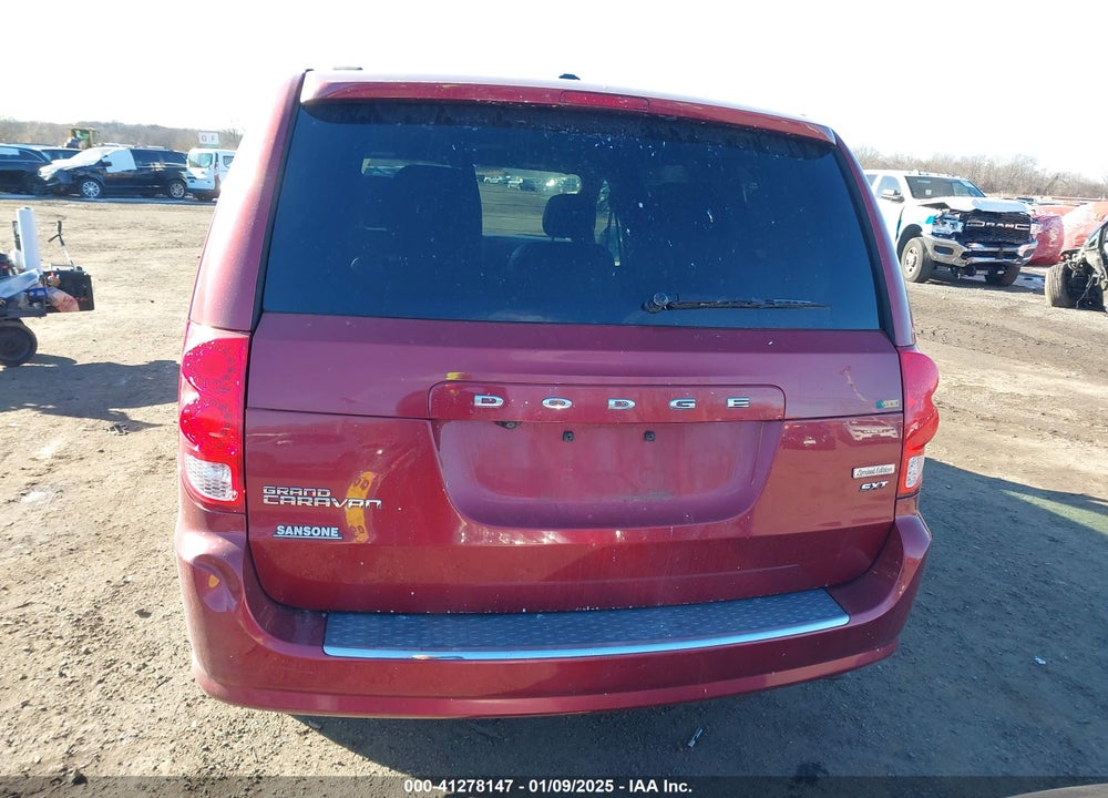 2014 DODGE GRAND CARAVAN SXT 30TH ANNIVERSARY VIN: 2C4RDGCG3ER230013