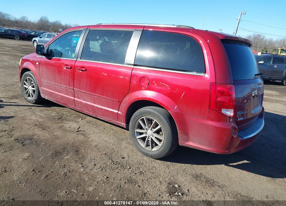 2014 DODGE GRAND CARAVAN SXT 30TH ANNIVERSARY VIN: 2C4RDGCG3ER230013