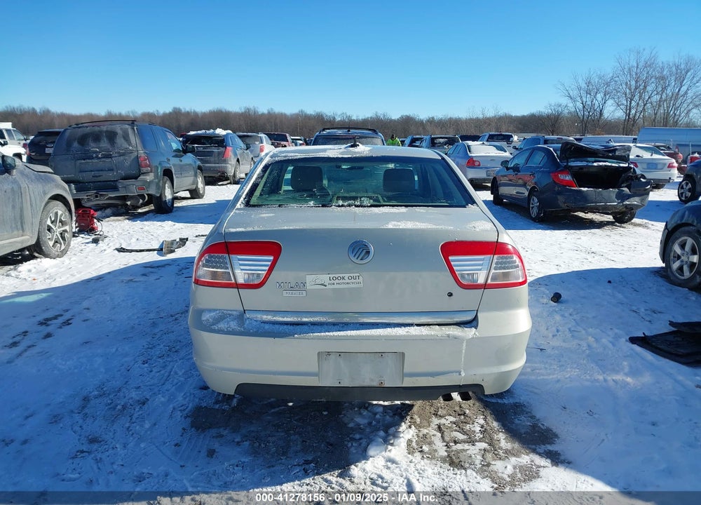 2008 MERCURY MILAN VIN: 3MEHM08Z08R663153