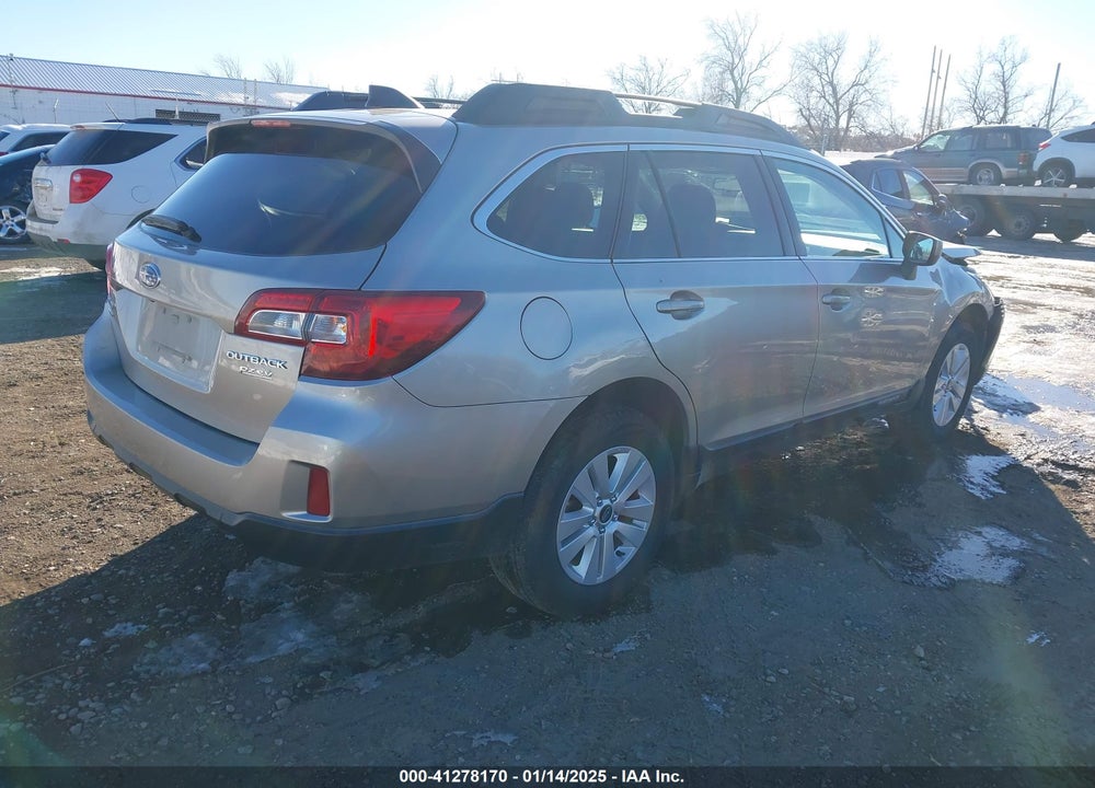 2016 SUBARU OUTBACK VIN: 4S4BSACC4G3357801