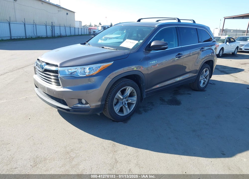 2014 TOYOTA HIGHLANDER HYBRID LIMITED PLATINUM V6 VIN: 5TDDCRFH8ES005834