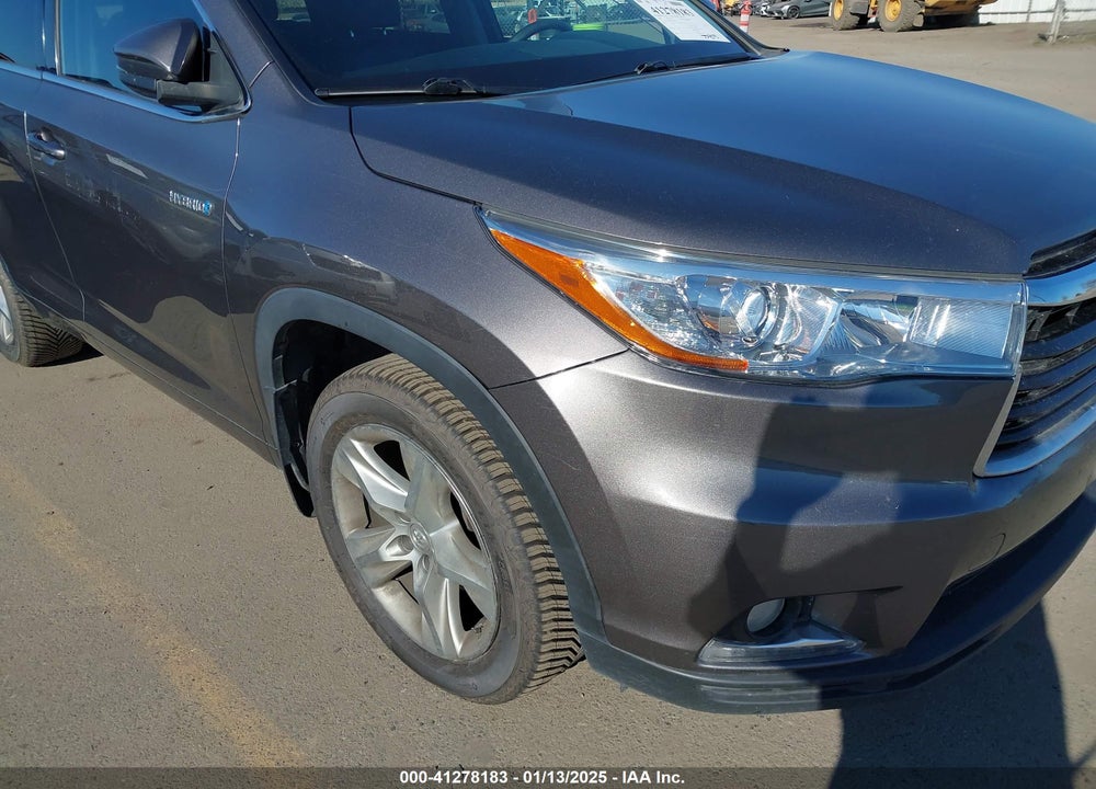 2014 TOYOTA HIGHLANDER HYBRID LIMITED PLATINUM V6 VIN: 5TDDCRFH8ES005834