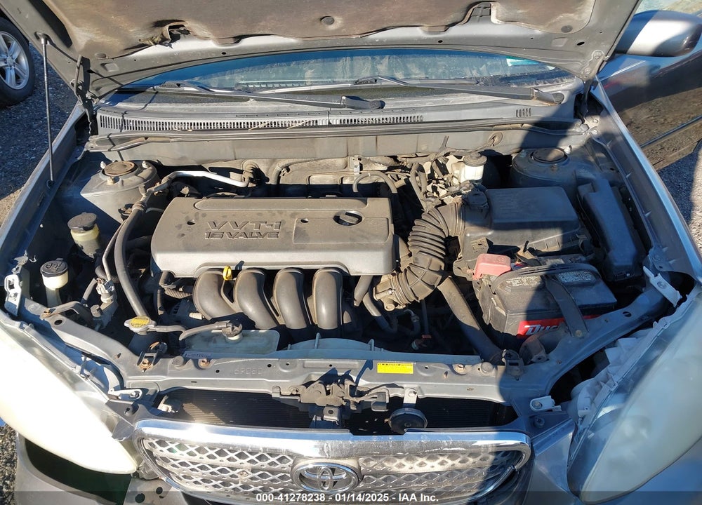 2008 TOYOTA COROLLA LE VIN: 2T1BR32E58C871633