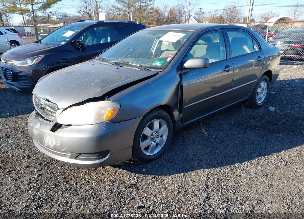 2008 TOYOTA COROLLA LE VIN: 2T1BR32E58C871633