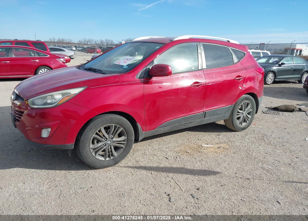 2014 HYUNDAI TUCSON SE VIN: KM8JU3AG9EU846595
