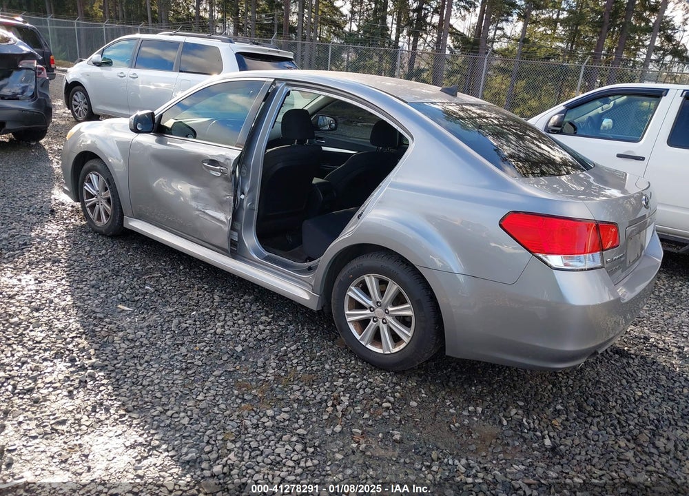 2011 SUBARU LEGACY VIN: 4S3BMBF62B3252063