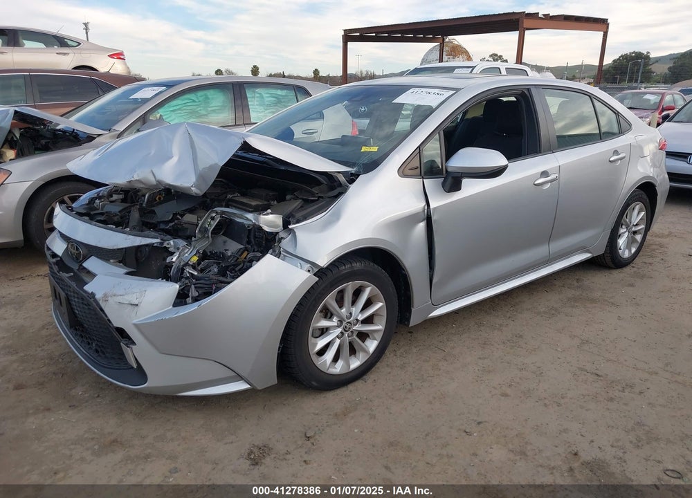 2020 TOYOTA COROLLA LE VIN: JTDHPRAE7LJ017292