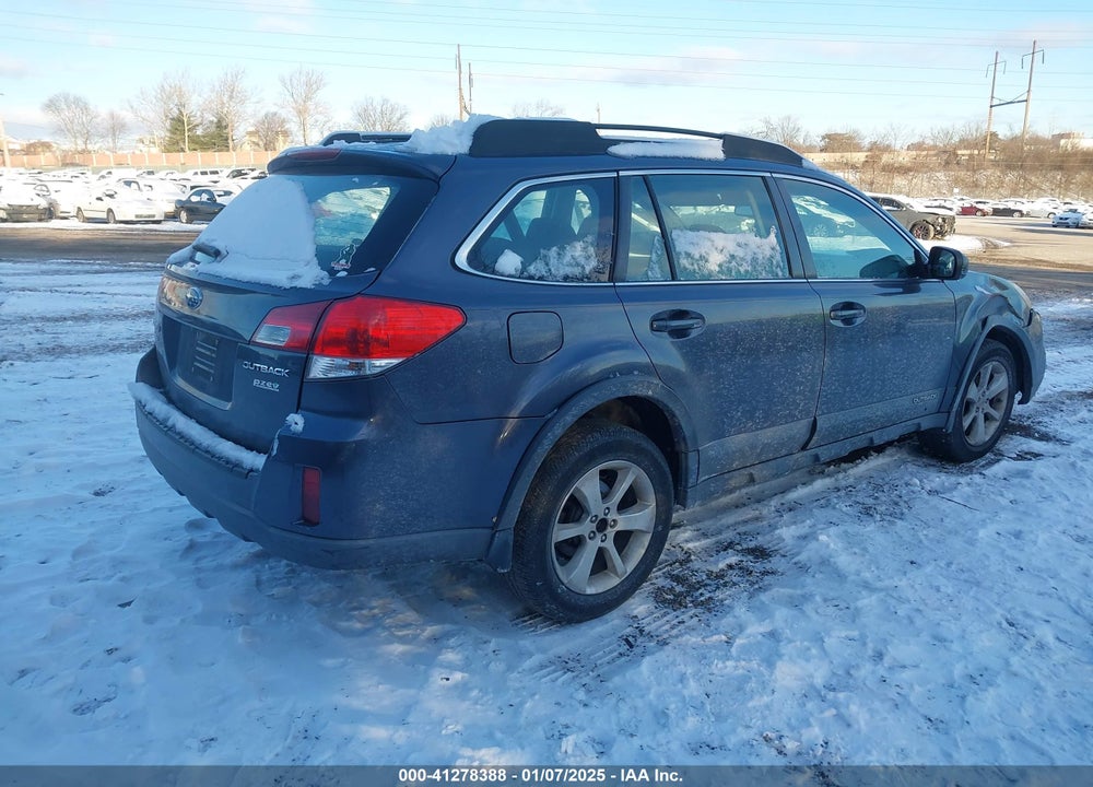 2014 SUBARU OUTBACK 2.5I VIN: 4S4BRBAC1E3200891