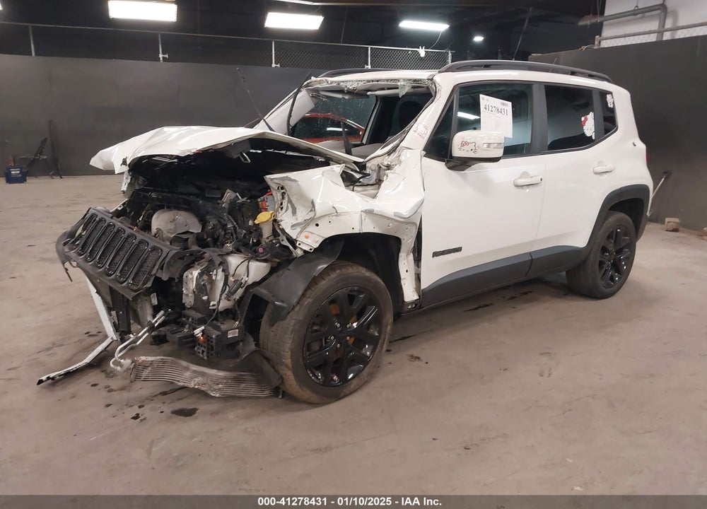 2017 JEEP RENEGADE ALTITUDE 4X4 VIN: ZACCJBBB6HPF87072