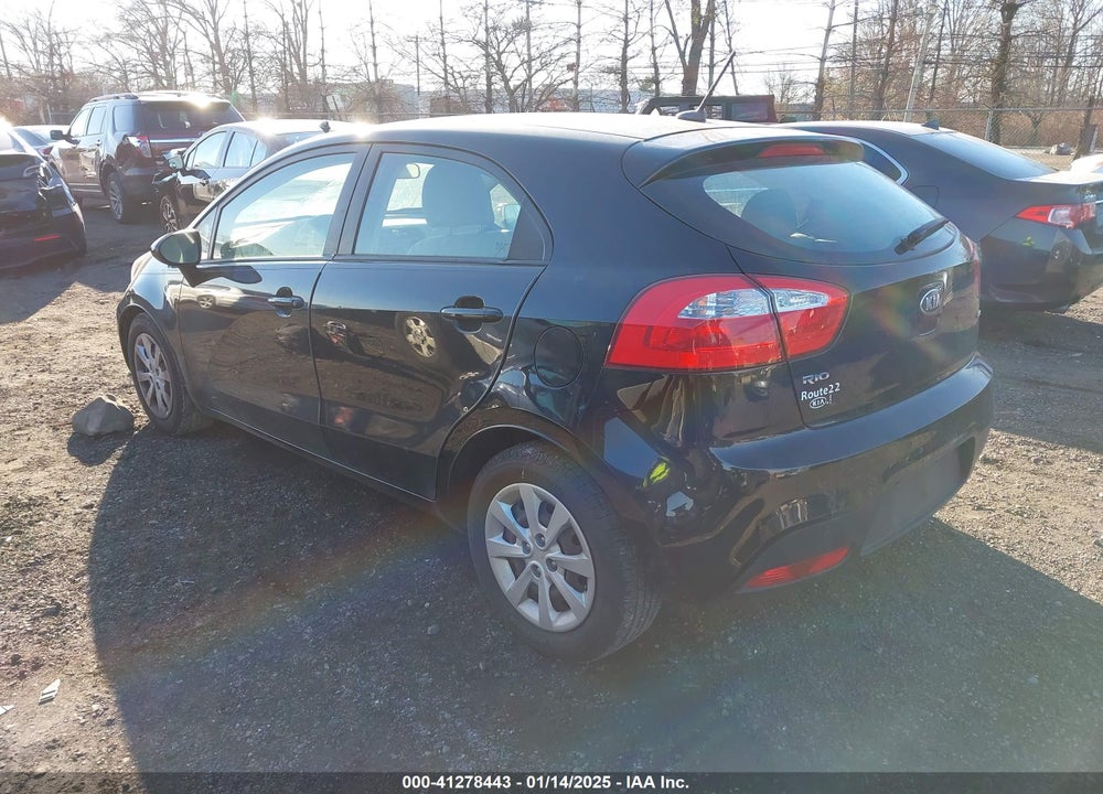 2013 KIA RIO LX VIN: KNADM5A30D6287710