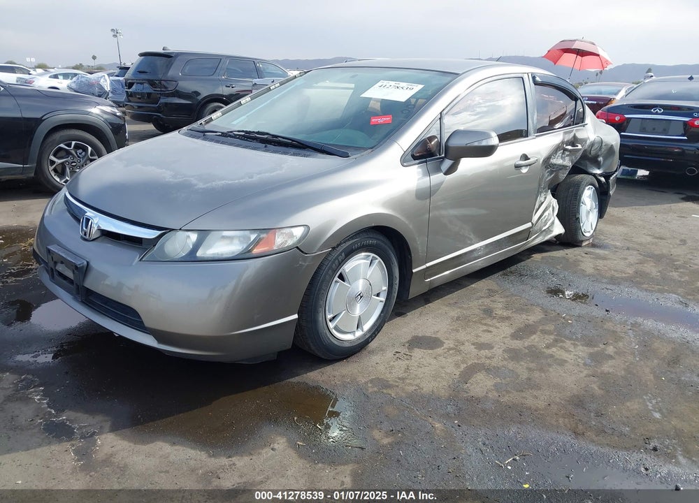 2008 HONDA CIVIC HYBRID VIN: JHMFA36288S019492