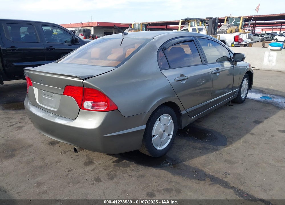 2008 HONDA CIVIC HYBRID VIN: JHMFA36288S019492