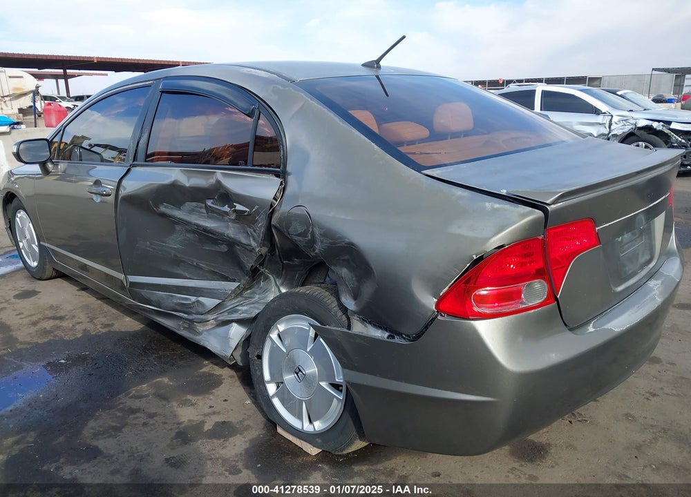 2008 HONDA CIVIC HYBRID VIN: JHMFA36288S019492