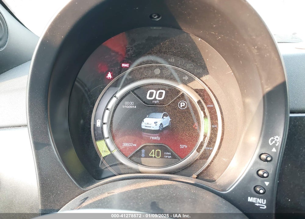 2015 FIAT 500E BATTERY ELECTRIC VIN: 3C3CFFGE6FT672757