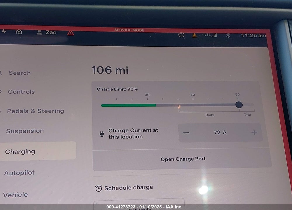 2018 TESLA MODEL S 100D/75D/P100D VIN: 5YJSA1E23JF281932
