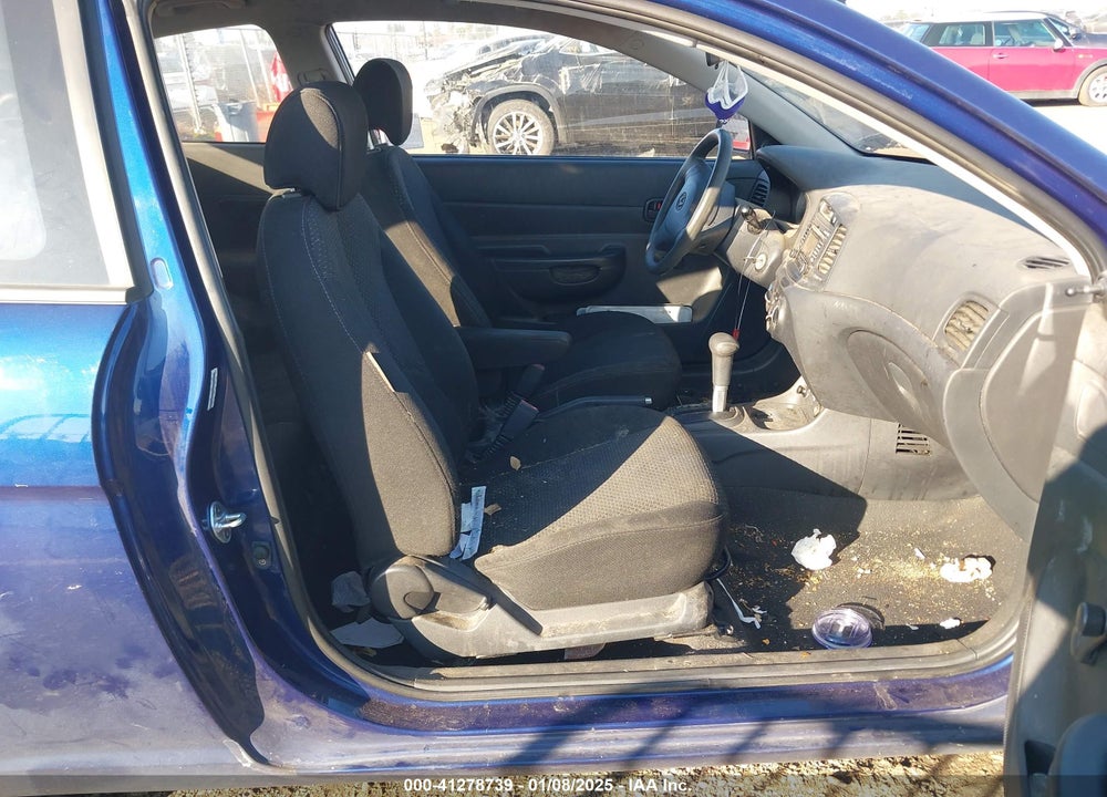 2008 HYUNDAI ACCENT GS VIN: KMHCM36C48U079788