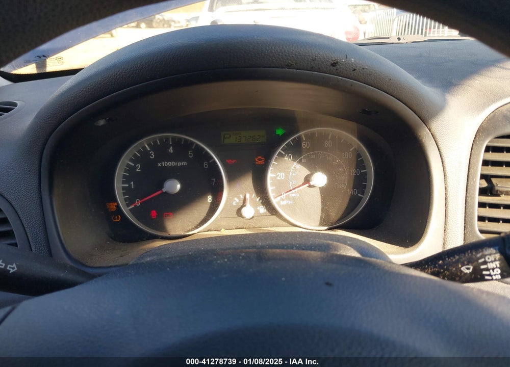 2008 HYUNDAI ACCENT GS VIN: KMHCM36C48U079788